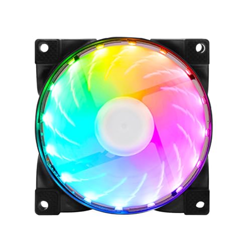 80mm PWM Case Fan,LAISANIM 5V 7 Blades PC Case Fan for Radiator/CPU Cooler/Computer Case, Premium Quiet Fan, Intelligent Temperature Control