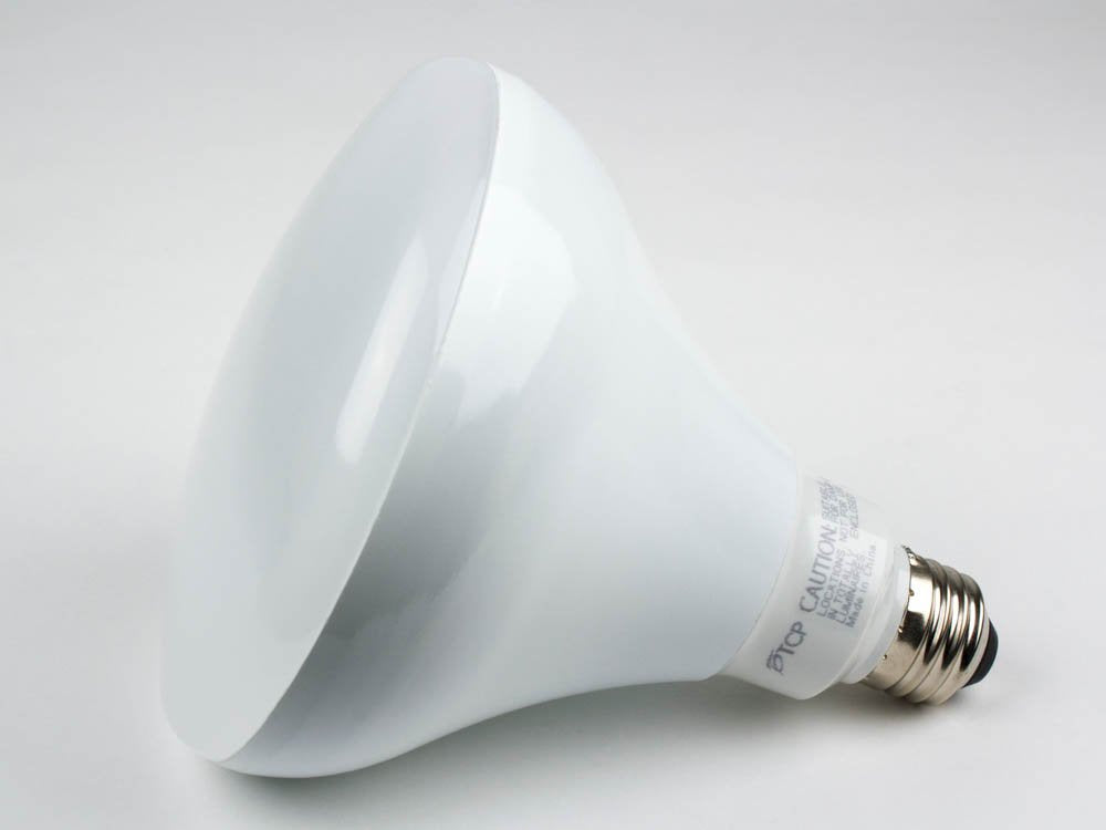 TCP LED17BR40D41K BR40 LED Bulb, E26, 17W (120W Equiv.) - Dimmable - 4100K - 1300 Lm.