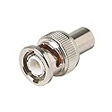 BNC Terminator 75 Ohm Male 5% 1/2 Watt Connector RG6 RG59 Coaxial End Plug Adapter Connector for Video and Headend Applications, Commercial BNC A/V