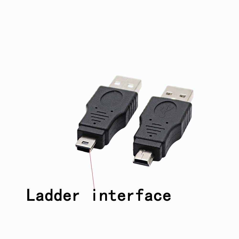 rgzhihuifz USB 2.0 Type a Plug to Mini USB Male Adapter 3-Pack