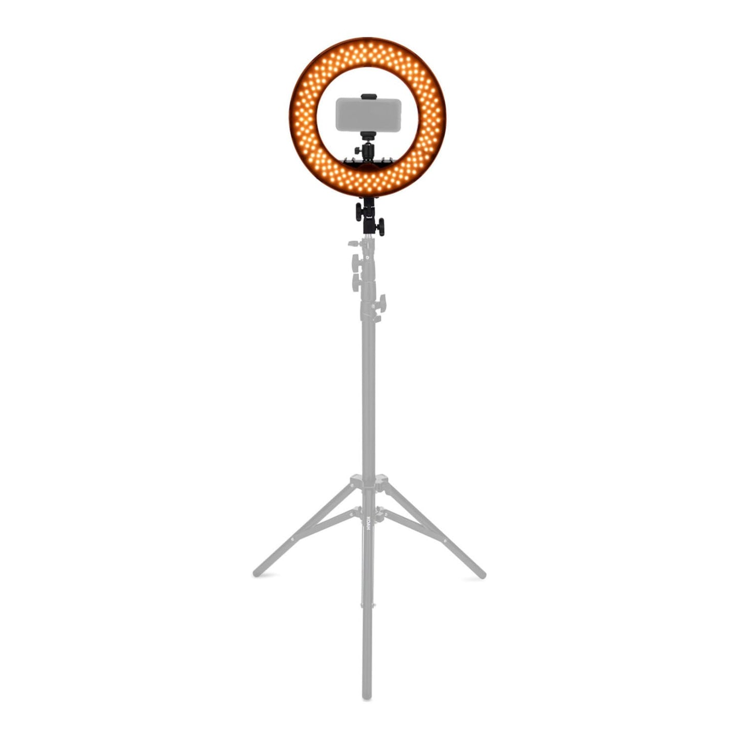KOAH SOL Sphere 13-Inch LED Ring Light Kit with Dimmable Continuous Lighting - Smartphone Holder & Carrying Bag Included 42W Adjustable Output Studio