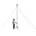 Glide Gear TST 12 12-Foot Tripod Stand - Air-Cushioned Telescoping Sections, Heavy-Duty Aluminum Construction, Adjustable Height, Supports Cameras Up