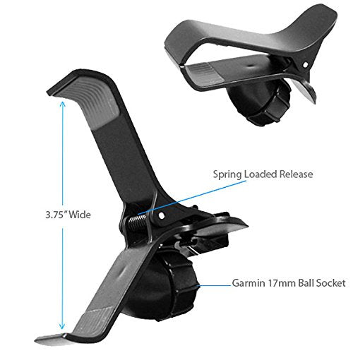 ChargerCity Claw Bracket Holder for All Smartphone Like iPhone 17 Air 16 15 Pro Max Mini Galaxy S25 S24 (Compatible w/Garmin 17mm Ball Mount)