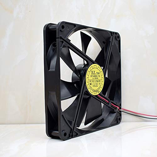 D14BH-12 12V 140mm Fan 12V 0.70A 2-Wire Cooling Fan