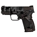 MightySkins Carbon Fiber Skin Compatible with Springfield XDS 3.3 - Black Camo | Protective, Durable Textured Carbon Fiber Finish | Easy to Apply…