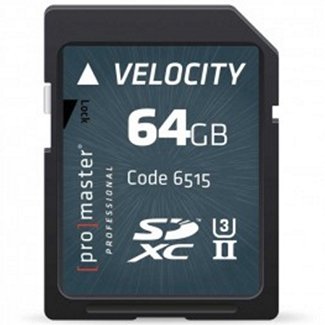 Promaster Velocity 64GB SD/XC Memory Card