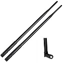 2X 6dBi Dual Band WiFi Antenna RP-TNC Male 2.4GHz/5GHz Omni-Directional for Linksys Router WRT54G WRT54GL WRT54GS WAP54G, Cisco Aironet, Trimble Total