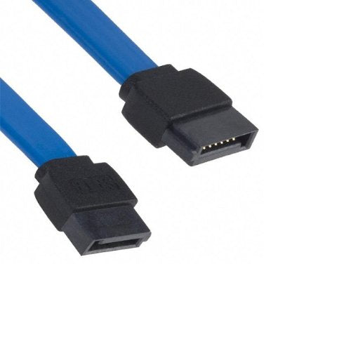 Micro SATA Cables Blue 20 Inch Straight to Straight SATA Internal Device Cable for Hard Drive and Optical Drive