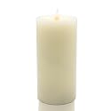 HVTDECOR Flameless LED Candles, Realistic Flickering Flame, Set of Multiple (Ivory, 6 Inch)