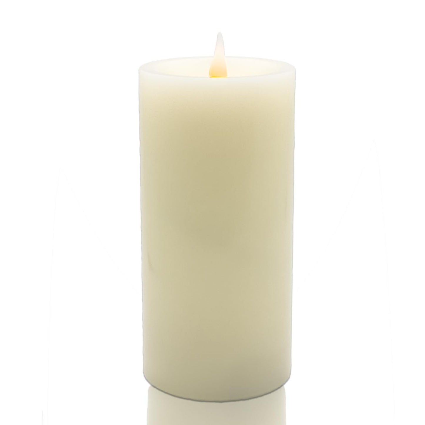 HVTDECOR Flameless LED Candles, Realistic Flickering Flame, Set of Multiple (Ivory, 6 Inch)