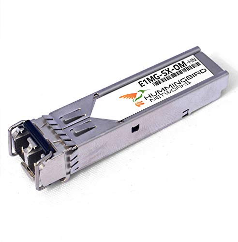Hummingbird Networks Brand Compatible for Brocade E1MG-SX-OM 1000BASE-SX SFP, MMF, LC,Optical Monitor