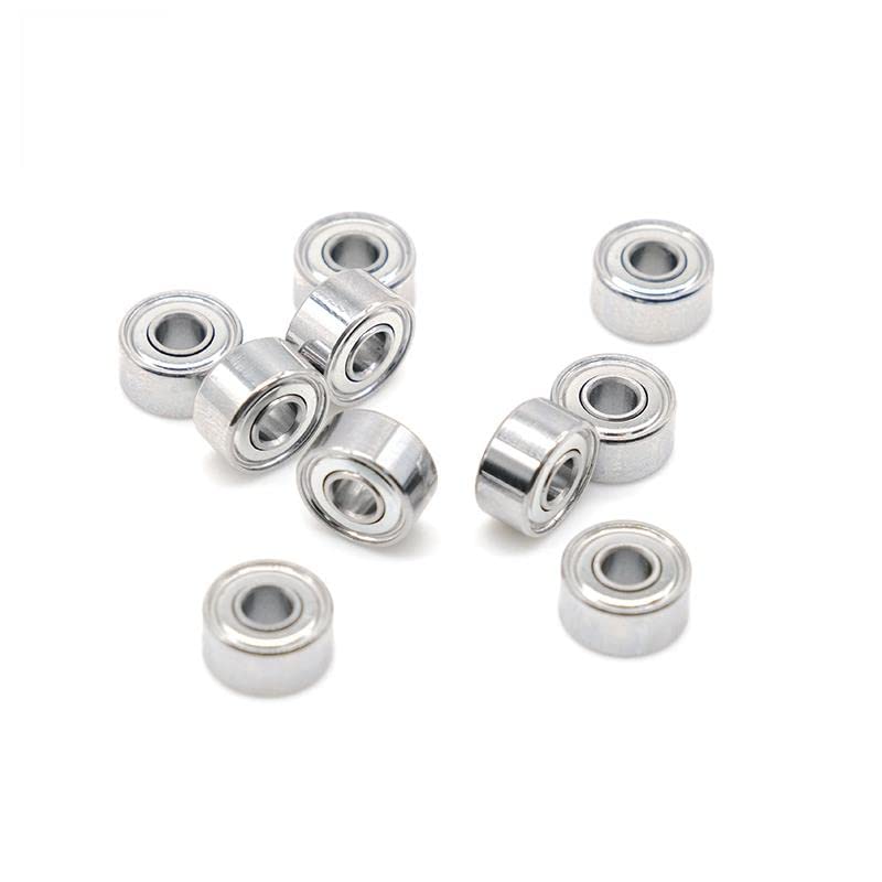 10Pcs 693ZZ Ball Bearing 3x8x4mm ABEC-7 Engine Bearing 693 ZZ Fan Bearing 619/3ZZ R-830ZZ EMQ Motor Fan Bearing 693Z 693 (684ZZ, 10)