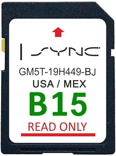 JXTVANCL 2024 Latest Version Navigation GPS sd Card Fits Ford/Lincoln Updated B15 USA Mexico Map-GM5T-19H449-BJ