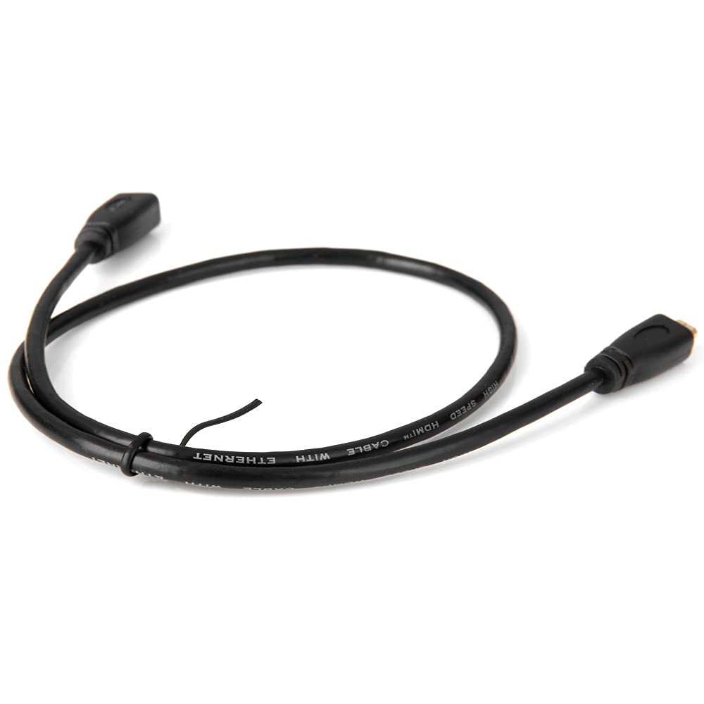 cablecc HDMI 1.4 Type D Micro HDMI Male to Micro HDMI Female M/F Extension Cable 30cm