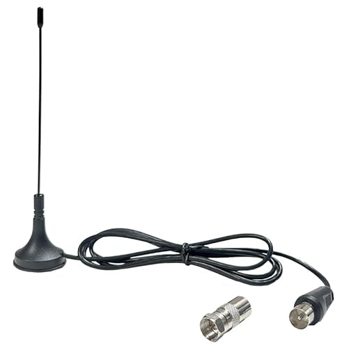 Mini Digital TV FM Antenna with 4 Feet Long Cord