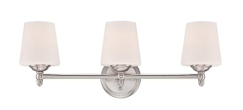 Designers Fountain 15006-3B-35 Darcy 3 Light Bath Bar, Brushed Nickel