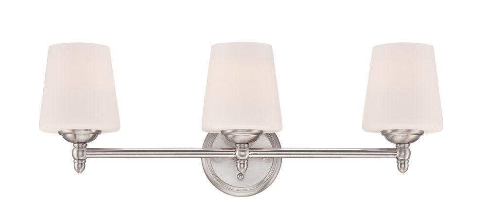 Designers Fountain 15006-3B-35 Darcy 3 Light Bath Bar, Brushed Nickel