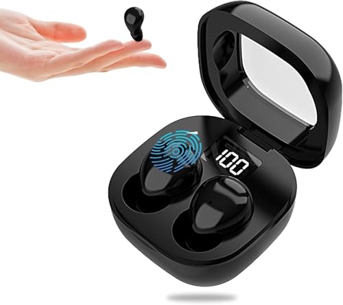 Mudtun Invisible Sleep Earbuds, Smallest Sleep Headphones for Side Sleepers Low Profile Micro Tiny Discreet Hidden Earbuds for Work, Wireless Mini