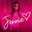 CULISER Custom LED Neon Name Sign Personalized Neon Lights Sign for Bedroom Wedding Birthday Party Home Game Room Decor Neon Signs for Wall Decor