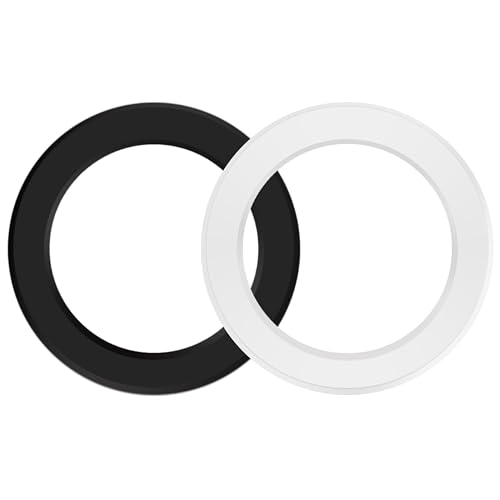 Wannap Magnetic Adapter Rings Compatible for Magsafe - 2 PCS Magnetic Sticker Rings for iPhone 16/15/14/13/12 Series, Compatible with Magsafe Wireless