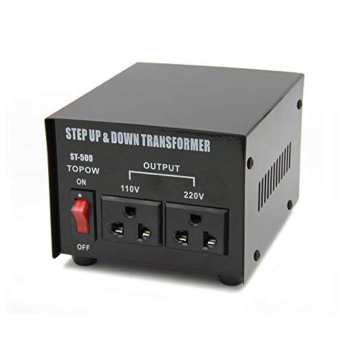 500 Watt Step Up and Down Electrical Power Voltage Converter Transformer Heavy Duty