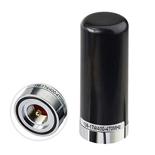 Bingfu Vehicle Ham Radio Antenna Dual Band VHF UHF 136-174MHz 400-470MHz Low Profile PL259 Male Connector Antenna for Car Truck Amateur/Mobile/Two