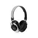 MASTER & DYNAMIC MH40 Over-Ear Wireless Headphones Gen II, Black Metal/White Leather
