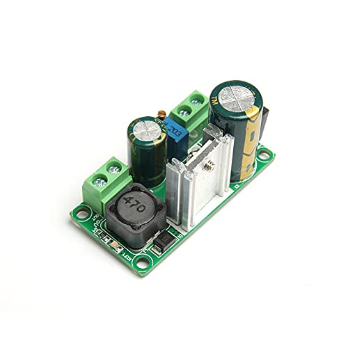Acxico 2 pcs 3.3V 5V 6V 9V 12V 24V Mini AC DC to DC Buck Step Down Adjustable Volt Converter