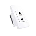 PoE Texas Gigabit PoE Splitter in-Wall USB Charging Port - Fast 5V USB Charging and RJ45 Power Over Ethernet Output for WiFi Internet Router, Camera