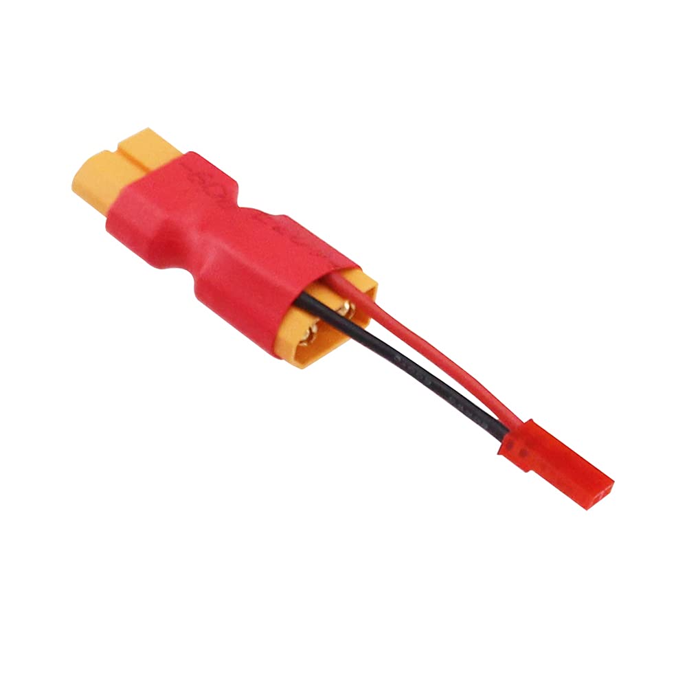 BDHI 3pcs XT60 Male to Female Connector with in-line JST Male 20awg 5cm Cable Parallel Power Adapter for Camera Gimbal(B170-3)