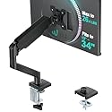 WALI Single Monitor Mount for 13-34 inch Screens, Adjustable Single Monitors Arm, Regular Screen up to 32 inch, 26.4lbs, Computer Monitor Stand