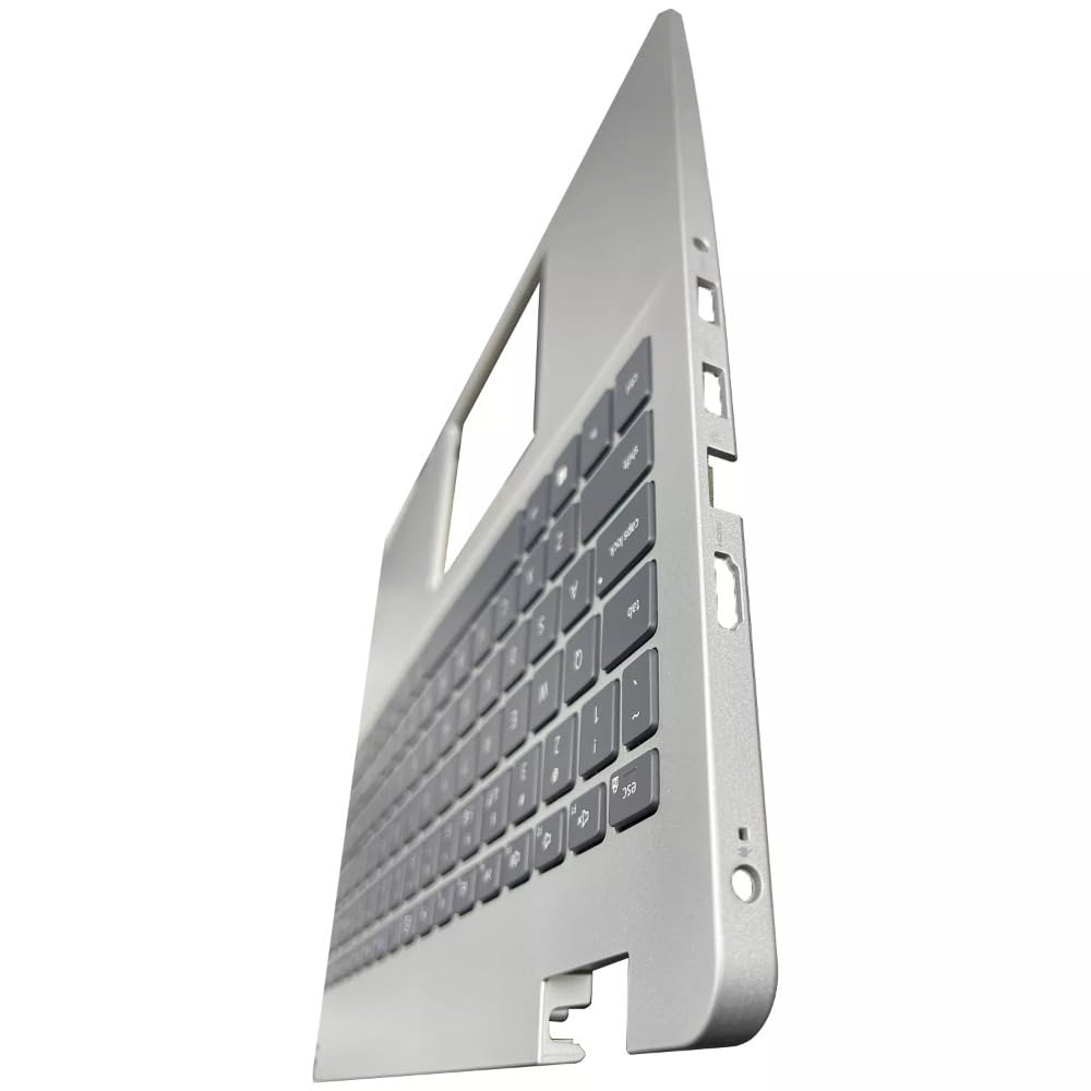 FAMUGOS Palmrest Cover and Backlit Keyboard NO-Type-C Replacement for Dell Inspiron 5593 V5JHC 0V5JHC
