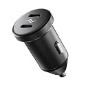 Peak Design Premium Dual USB-C Car Charger - 45W Total Output, Compact Metal Car Adapter, Fast Charging Compatible with iPhone, Android, Tablets