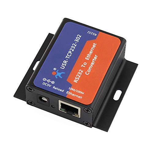 USR 5PCS USR-TCP232-302 Tiny Size Serial RS232 to Ethernet TCP IP Server Module Ethernet Converter Support DHCP/DNS