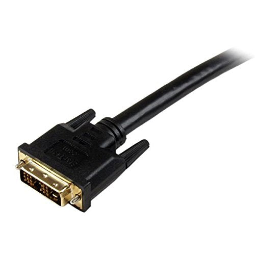 StarTech 25ft HDMI to DVI-D Cable, Male to Male, Black (HDDVIMM25)