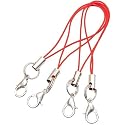 ZGLUZP 20 Pcs Black Mobile Phone Rope Strap Charm Lariat Lanyard with Lobster Clasp Cords for Cellphone/USB Drive/Keychain/DIY Jewelry Accessories