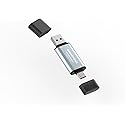 Gigastone Duo Go USB-A+C 1TB Dual External Portable SSD 500MB/s Glossy Surface, Supports Apple 4K 60fps ProRes HDR Video Recording USB3.2 Gen 2