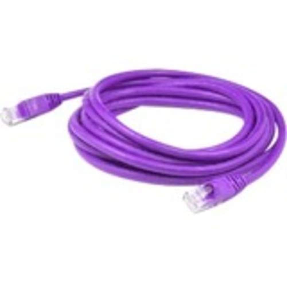 AddOn 1ft RJ-45 (Male) to RJ-45 (Male) Straight Purple Cat6 UTP PVC Copper Patch Cable