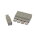 5 Pack of Your Cable Store USB Gender Changer/Adapter Male A to Female B