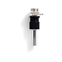 Gibraltar Microphone Shock Mount Attachment for 8mm Cymbal Tilter, Converts Cymbal Stand Thread to Mic Boom Arm for Studio Recording and Live Drum