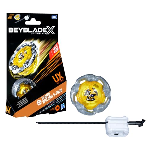 Beyblade X Wand Wizard 5-70DB UX Starter Pack Set with Stamina Type Top and Launcher; Authentic Takara Tomy Battle Tops Games/Toys for Boys and Girls…