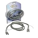 XP Audio XCR17 Master Competition RCA 17-Feet Cables Quad Shielded Twisted Pair RCA with Remote Wire and Metal Split