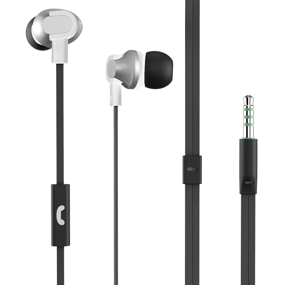 Maxell Impulse Wired Earbuds with MIC- White IE