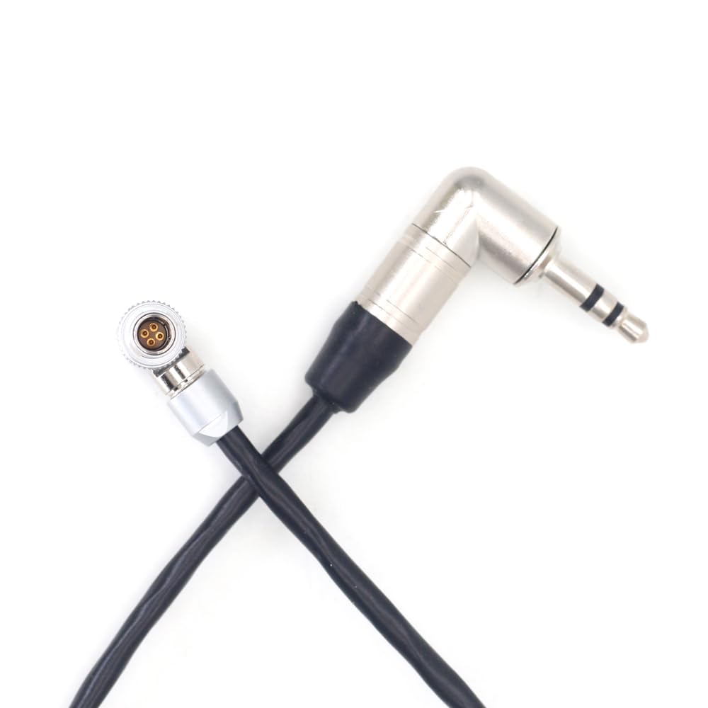 Y'XIAN 3.5mm TRS Jack to 00B 4pin Timecode Cable Tentacle Sync for Red Epic/Gemini/RED Camera, Red Timecode Cable