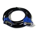 MaxLLTo 10FT 15 PIN Blue SVGA VGA Adapter Monitor M/M Male to Male Cable Cord for PC TV