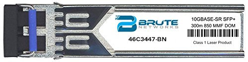 Brute Networks 46C3447-BN - 10GBASE-SR 300m MMF 850nm SFP+ Transceiver (Compatible with OEM PN# 46C3447)