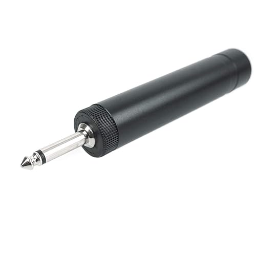 CamDesign 1/4-Inch 6.35mm Mono Male to 1/8-Inch 3.5mm Female Audio Adapter Connector Converter for Microphone Amplifier Sound Console Sound Pickup