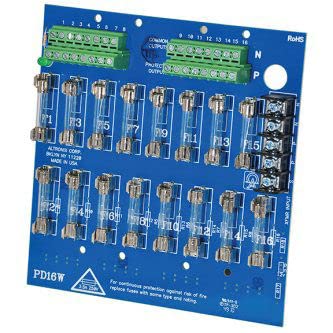 ALTRONIX PD16W Power Distribution Module; Sing.Output to 16 OUTPUTS