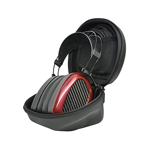 Dan Clark Audio AEON Flow 2 Closed Back Portable Audiophile Headphones with 2m Dummer 3.5mm/1/4 Inch Cable (Burgundy/Carbon)