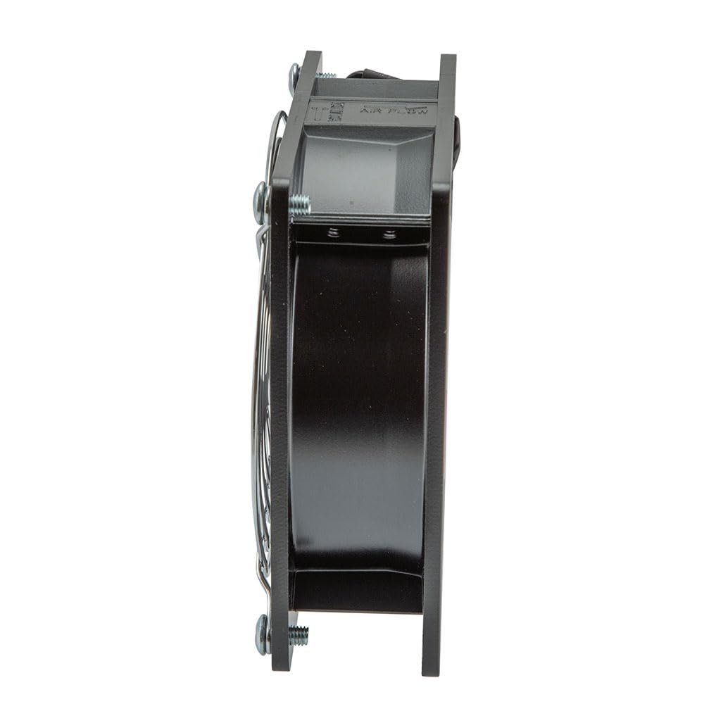 NavePoint 19 Inch Rack Mount AC Fan, Quiet 120mm Server Rack Fan, 4.7 Inch Length, Black